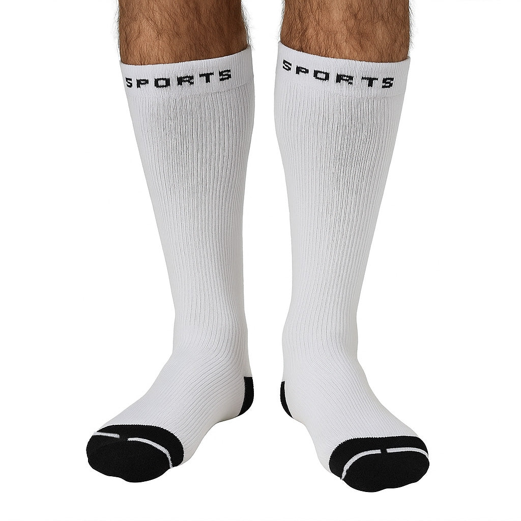 Durable compression socks for shoe size 7–12 – unisex solid colors