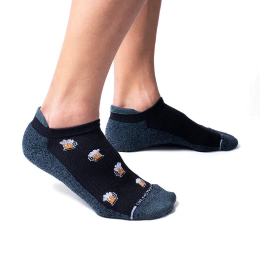 Men wearing ankle compression socks for everyday comfort, circulation support, and all-day foot stability