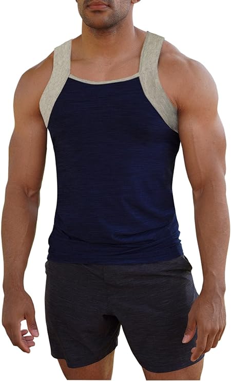 Square Cut G-unit Style Tank Top | Dry Fit Athletic | Men's