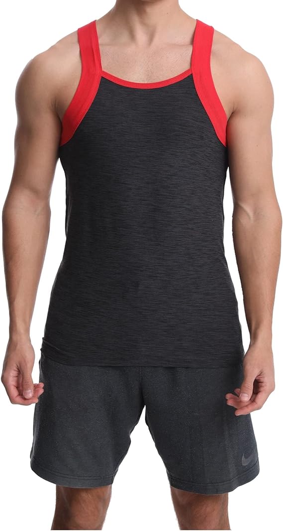 Square Cut G-unit Style Tank Top | Dry Fit Athletic | Men's