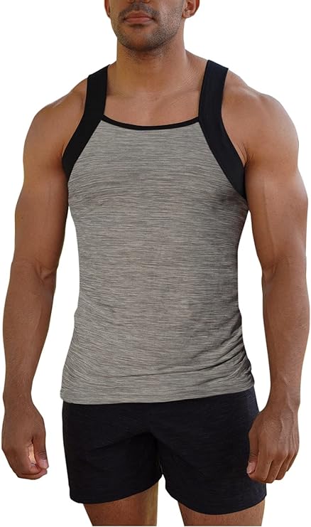 Square Cut G-unit Style Tank Top | Dry Fit Athletic | Men's