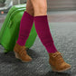 Thigh High Wool Boot Socks | Winter Cable Knit | Women (3 pairs)