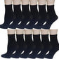 Ankle High Trouser Socks | Opaque Assorted | Sumona Womens (12 Pairs)