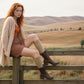 Knee High Boot Socks | Winter Cable Knit  Multi Color | Womens (6 pairs)