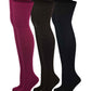 Thigh High Wool Boot Socks | Winter Cable Knit | Women (3 pairs)