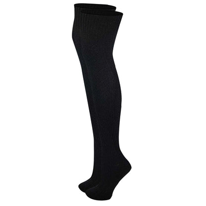 Sumona women’s over-the-knee wool socks – warm winter boot sock design”