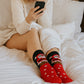 Women’s holiday crew socks – soft, stretchy, and fun Christmas prints