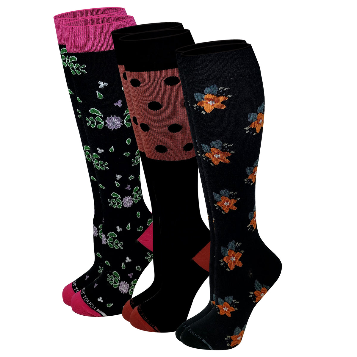 Compression Knee High Socks | Women's 3 pack| 8-15mmHg