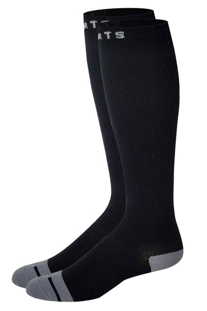 Knee-High Compression Socks | Solid Colors Nylon Sports | Unisex (1 Pair)