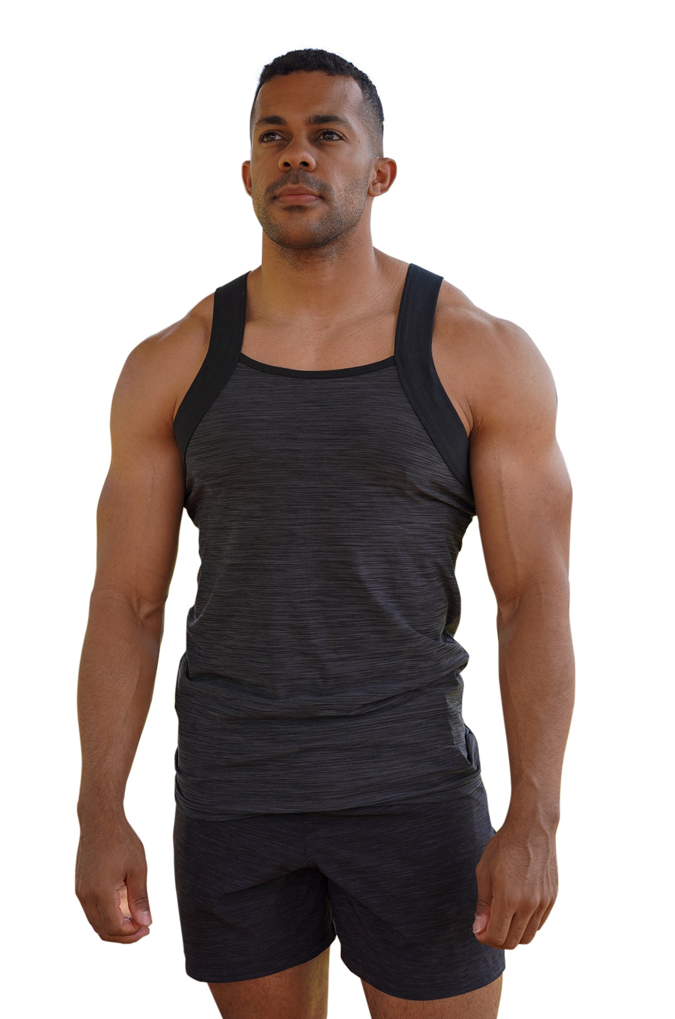 Square Cut G-unit Style Tank Top | Dry Fit Athletic | Men's