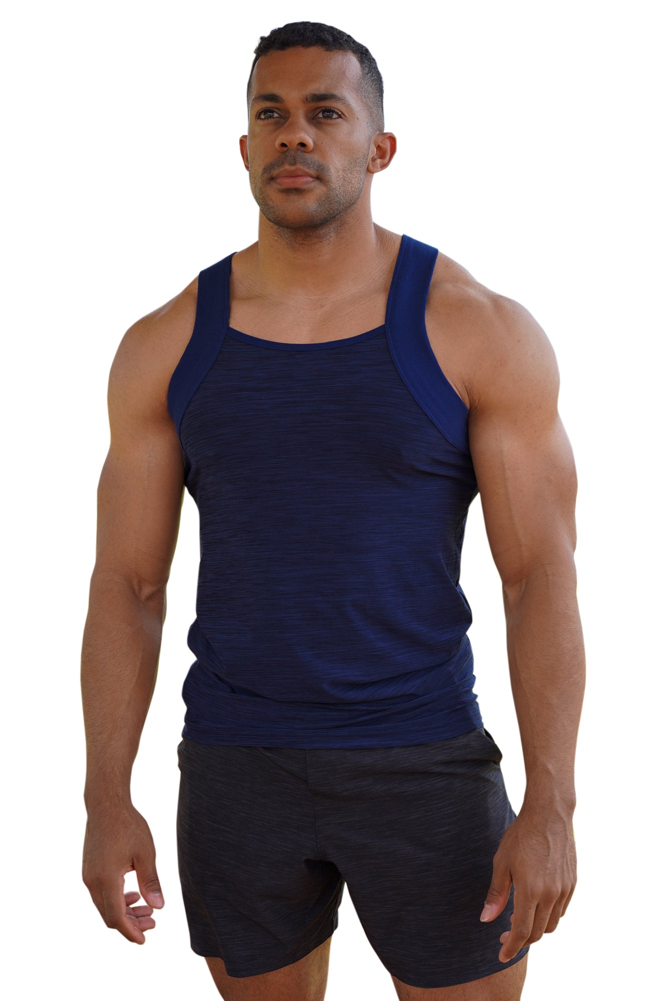 Square Cut G-unit Style Tank Top | Dry Fit Athletic | Men's