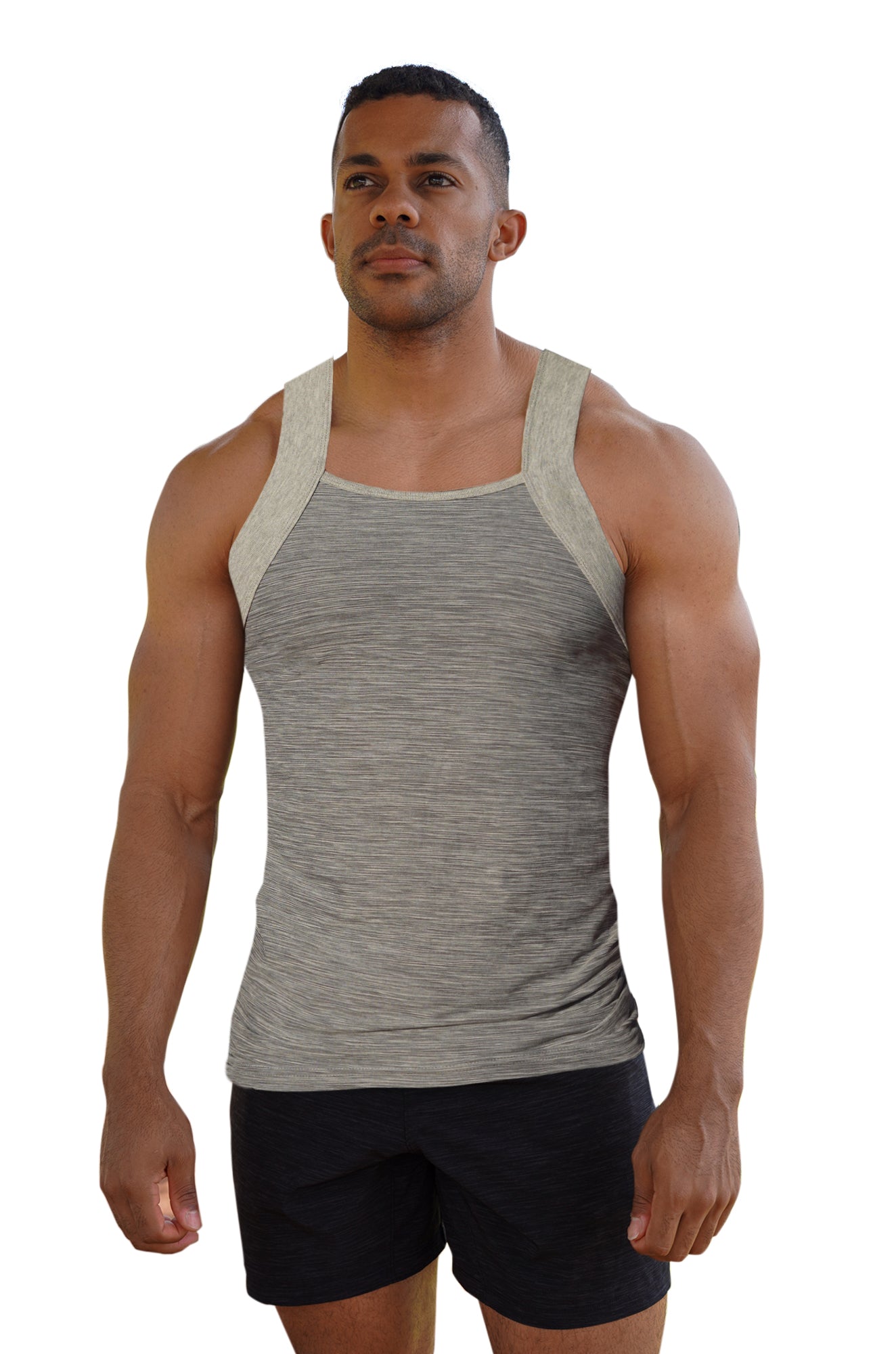 Square Cut G-unit Style Tank Top | Dry Fit Athletic | Men's