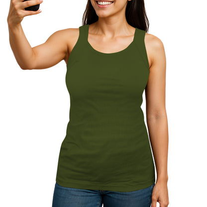 Different Touch Wide Trim Women's Tank Top - Stylish & Comfortable