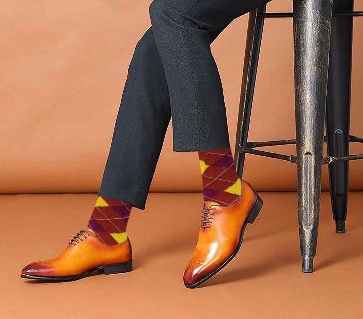 Dress Socks | Argyle Design | Men's 12 Pairs