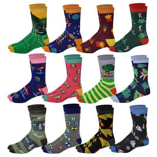 Bulk Wholesale Lot Dress Socks | New Assorted Designs | Men (60 Pairs)