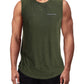 Crew Neck Muscle Tank Top | Active Gym Sleeveless | Men’s