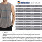 Crew Neck Muscle Tank Top | Active Gym Sleeveless | Men’s