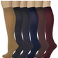 Knee High Trouser Socks | Women's Opaque (6 Pairs)