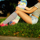 Compression Knee-High Socks | Outdoor Half-Cushion | 8-15 mmHg Dr Motion ( 1 Pair )