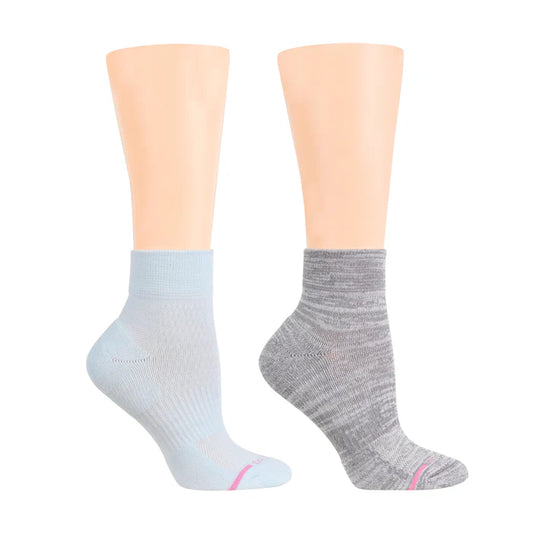 Quarter Compression Socks | Dr Motion Half-Cushion | Freefeed (2 Pack)