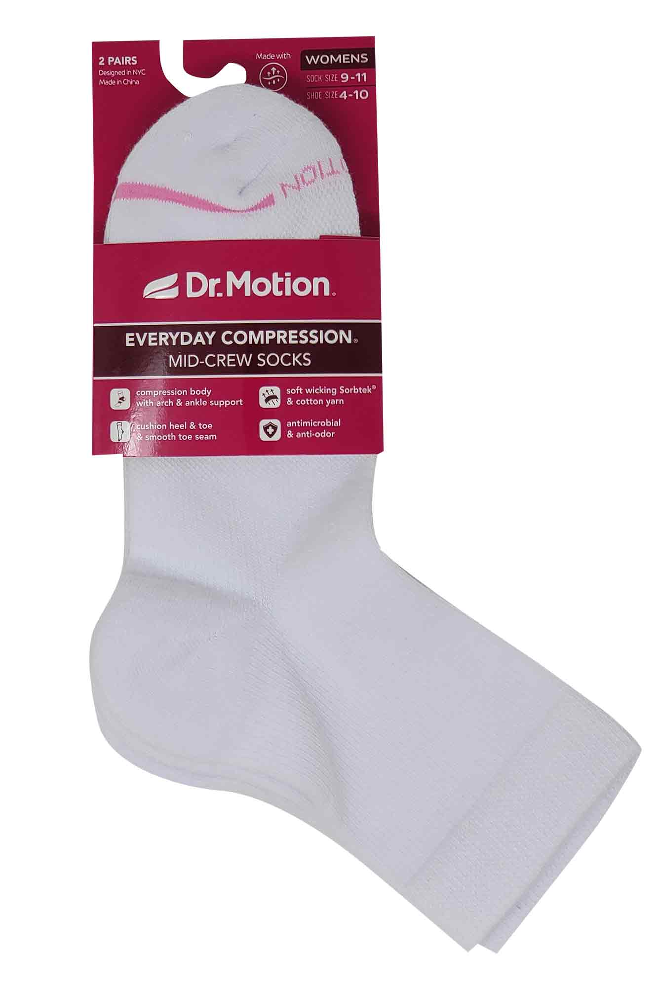 White Compression Socks