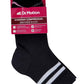 Mid-Crew Compression Socks | Black Half-Cushion | Dr Motion ( 2 Pack )