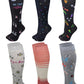 Knee High Compression Socks | Spring Assorted Gradated | Women's (6 Pairs)