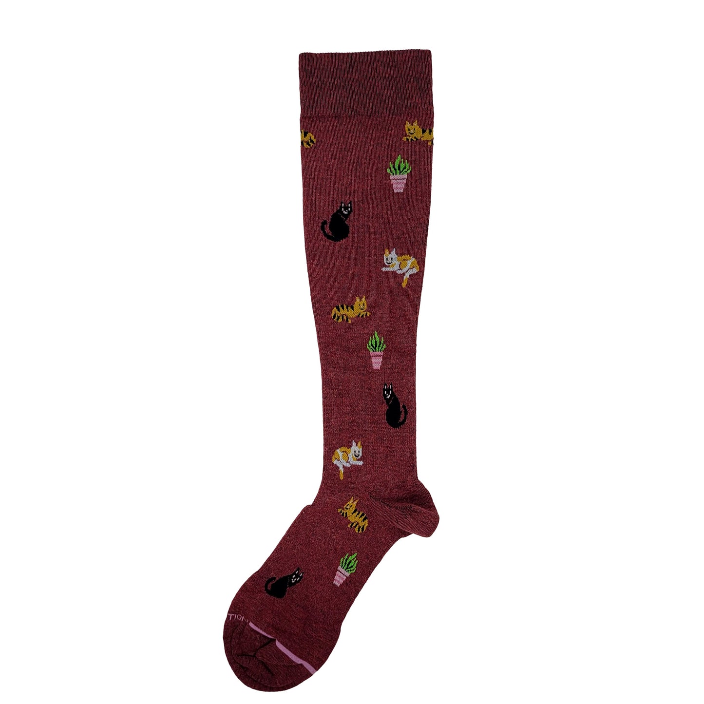 Knee High Compression Socks | Cozy Cats Dr. Motion | Women (1 Pair)