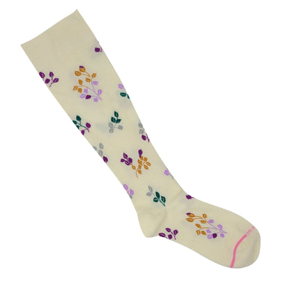 Moderate Everyday Compression Knee-High Socks| Floating Leaves| Women's (1 Pair)