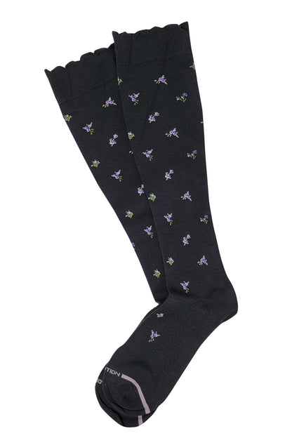 Knee High Compression Socks | Liberty Flower Microfiber | Women's (1 Pair)