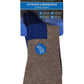 Compression Crew Socks | Color Block Half-Cushion | Dr Motion Men ( 1 Pair )