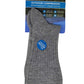 Compression Crew Socks | Heavyweight Grey Half-Cushion | Dr Motion Men ( 1 Pair )