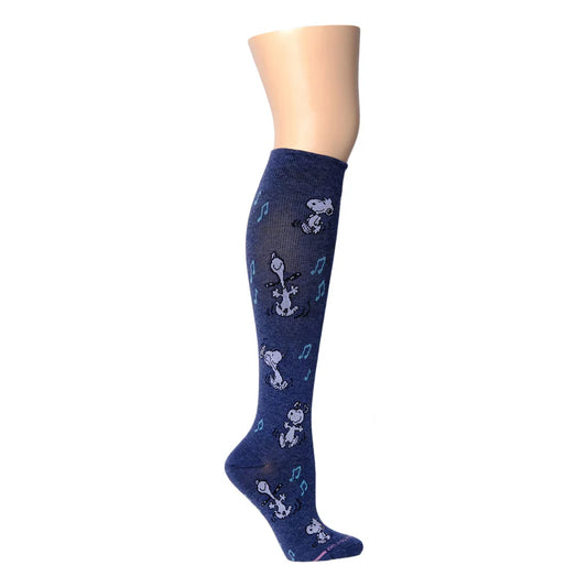 Dr. Motion x Peanuts Dancing Snoopy Women's Knee-High Compression Socks