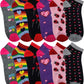 Low Cut Anklet Socks | Hearts Design | Women 12 Pairs