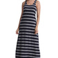 SUMONA Women Long Stripe Tank Tops Ankle Length Maxi Dress