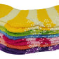 Non-Skid Slipper Socks | Cozy Fuzzy Bright Stripes | Kids (6 Pairs)