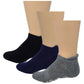 Low Cut Cushion Socks with Grips | Non-Slip Yoga Pilates Ballet | Unisex (3 pairs)