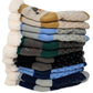 Sherpa Slippers Socks with Gripper | Space Rockets Non-Skid Fleece Lined | Kids (6 Pairs)