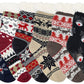 Non-Skid Slipper Socks | Sherpa Fleece Lined with Grippers Christmas | Unisex (6 Pairs)