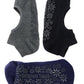 Yoga Cushion Socks with Grips | Non-Slip Pilates Ballet | Women's (3 Pairs)