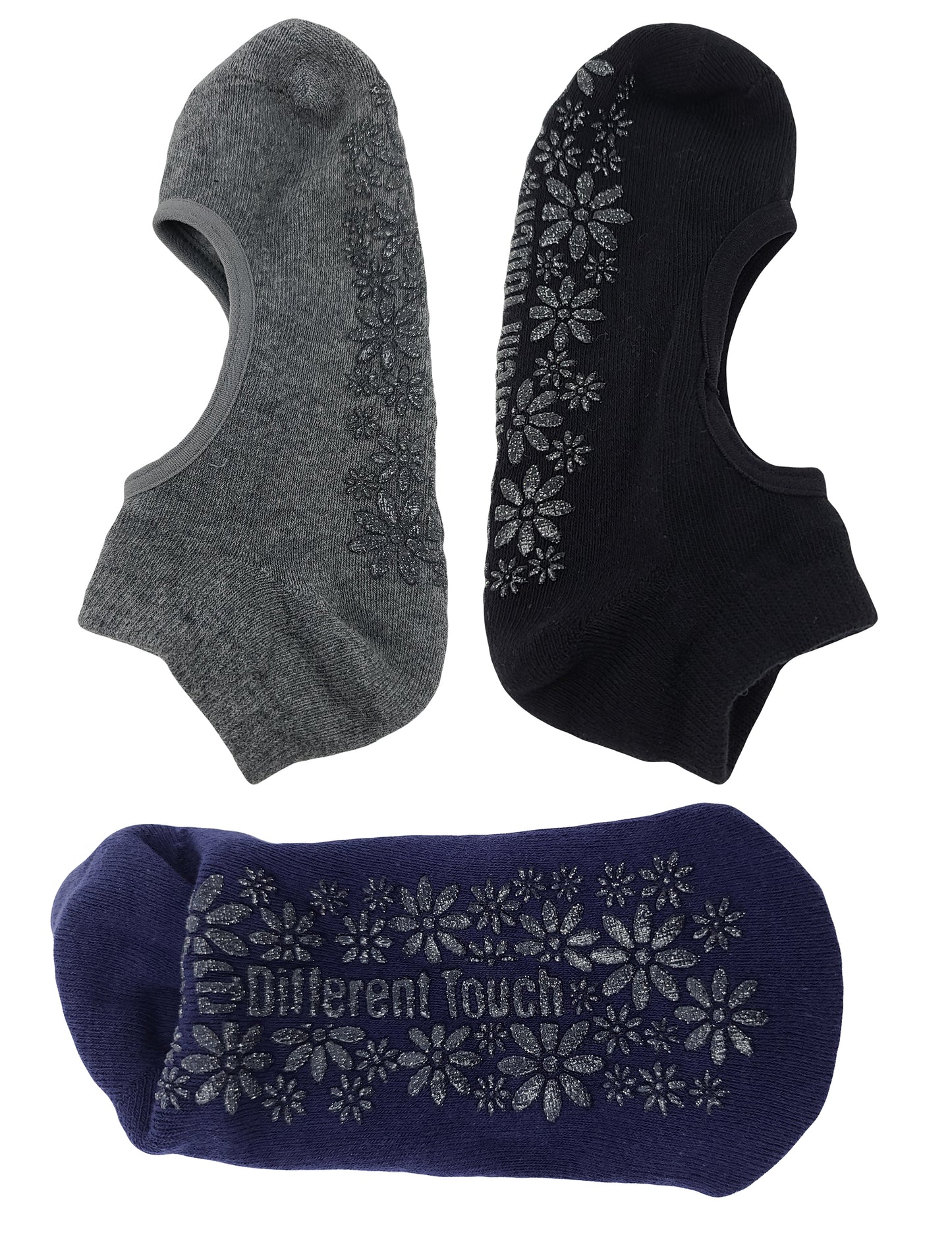 Yoga Cushion Socks with Grips | Non-Slip Pilates Ballet | Women's (3 Pairs)