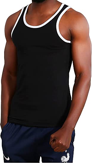 Racer Y-Back Muscle Tank Top | Cotton Blend Sleeveless | Men's