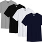 Short Sleeve Cotton T-Shirts | BIG and TALL | Men's Crew Neck (4 Pack)