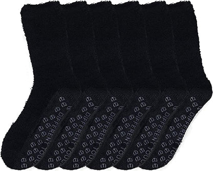DIFFERENT TOUCH non-slip socks with skid-resistant grip soles