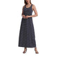 SUMONA Women Long Stripe Tank Tops Ankle Length Maxi Dress