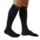 Compression Knee High Socks | Solid Colors Nylon Sports Athletes | Unisex (4 Pairs)
