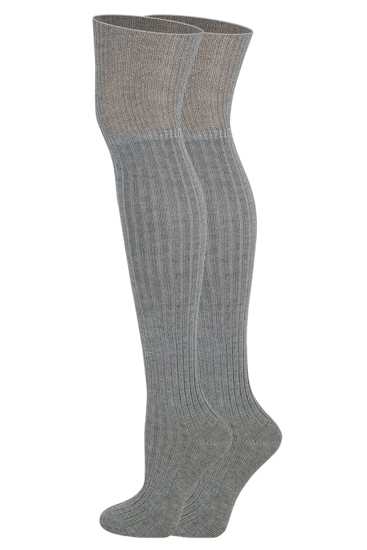 Over the Knee Socks | Assorted Color with Lurex Thread (4 Pairs)