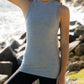 Mock Neck Tank Top | Everyday Casual Sport Yoga Women