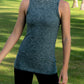 Mock Neck Tank Top | Everyday Casual Sport Yoga Women