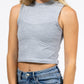 mock neck crop top